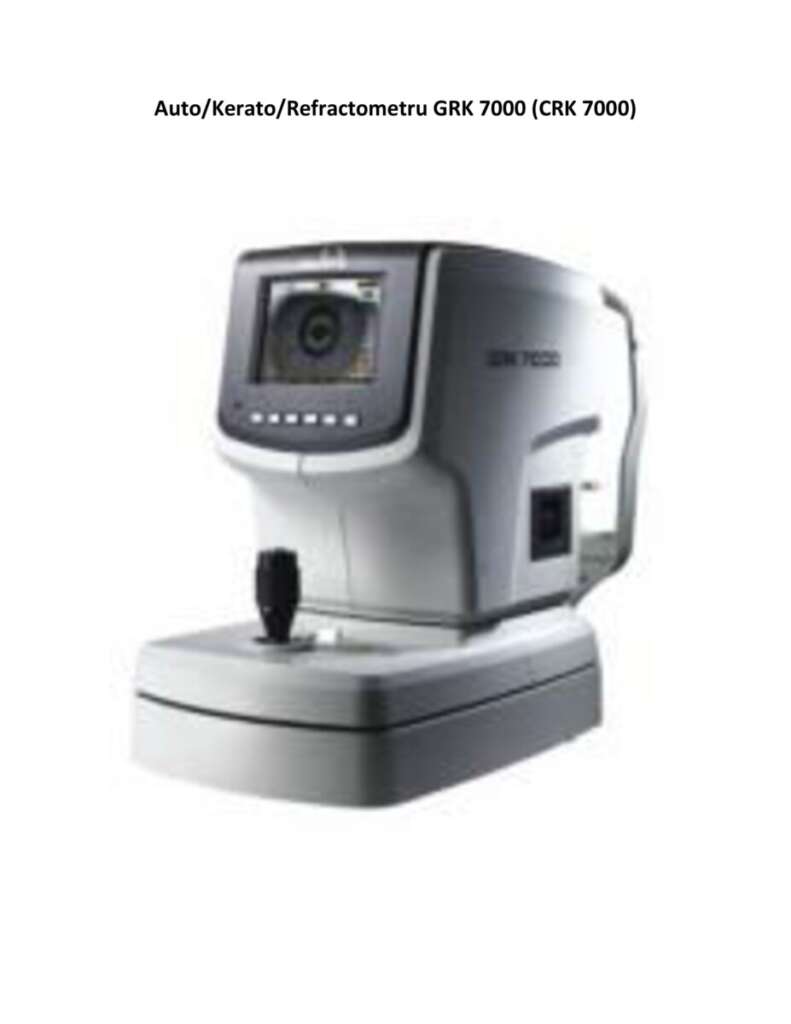 Auto/Kerato/Refractometru GRK7000(CRK7000) Top Medicale