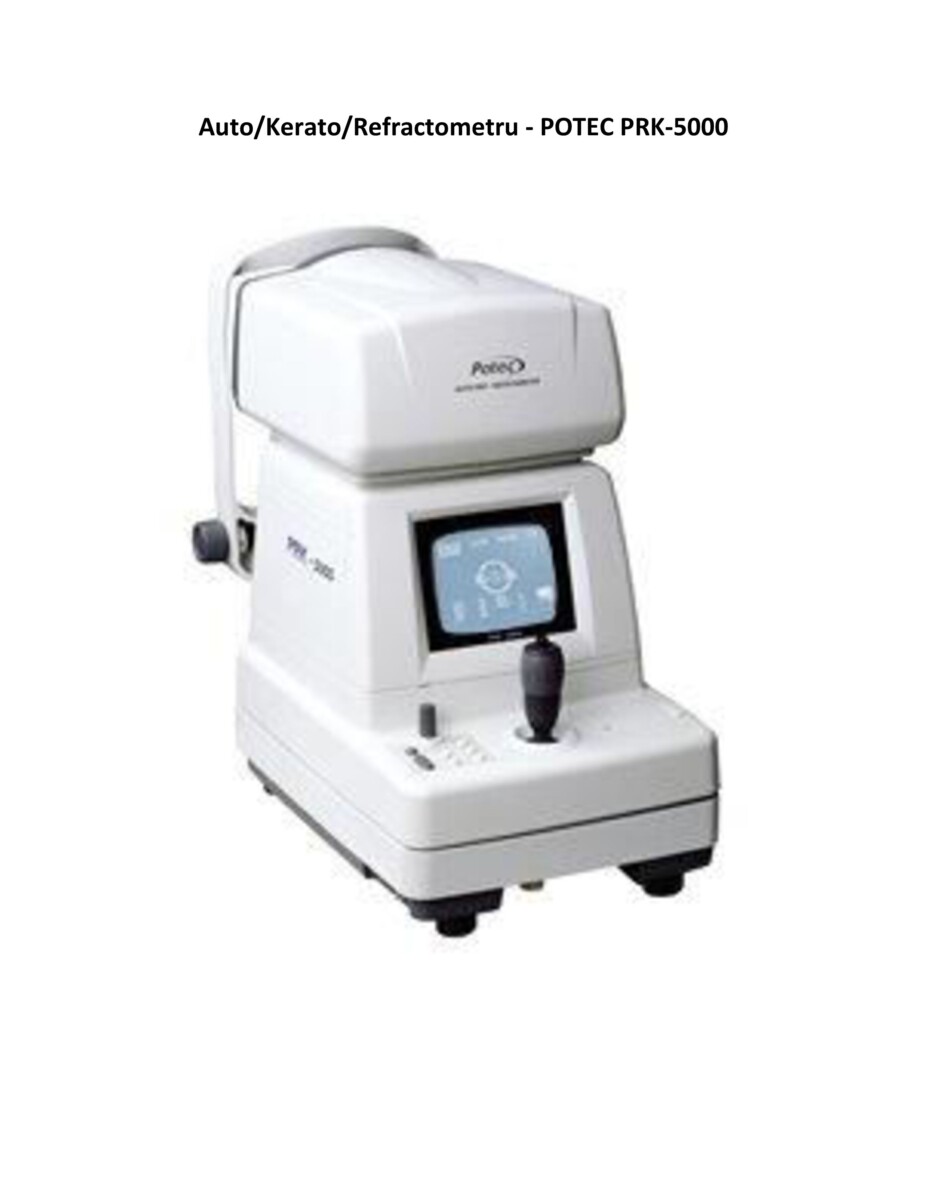 Auto/Kerato/Refractometru POTEC PRK5000 Top Medicale