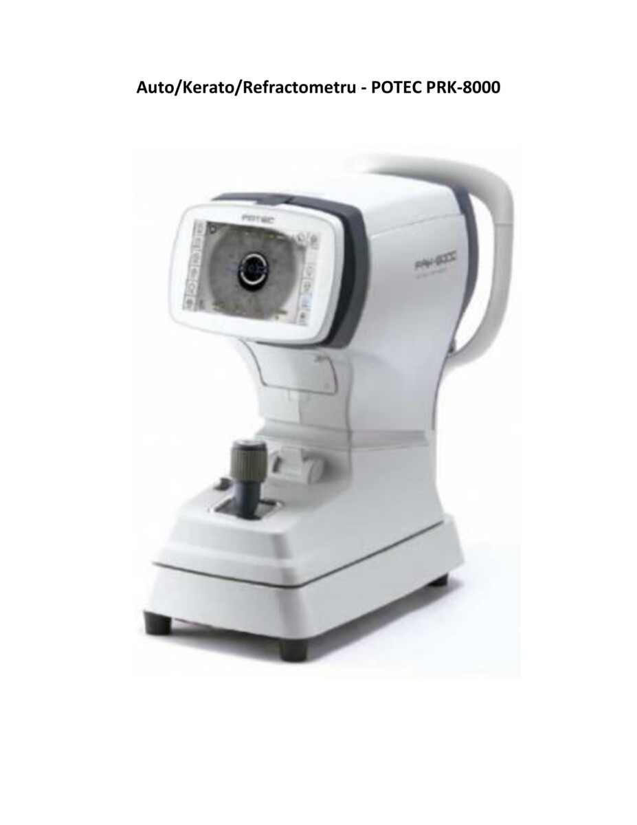 Auto/Kerato/Refractometru POTEC PRK8000 Top Medicale